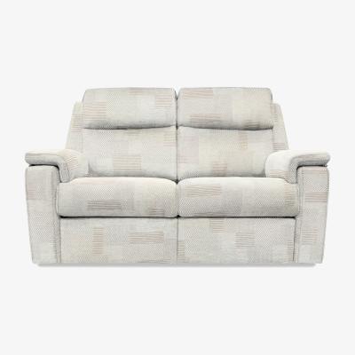 Furniture Village G Plan - Thornbury 2 Seater Fabric Sofa - No Recliner - Checkers Putty