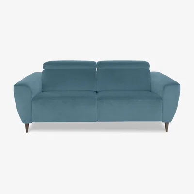 Furniture Village Nicoletti Italia - Milano 2.5 Seater Fabric Sofa - Selma Turchese