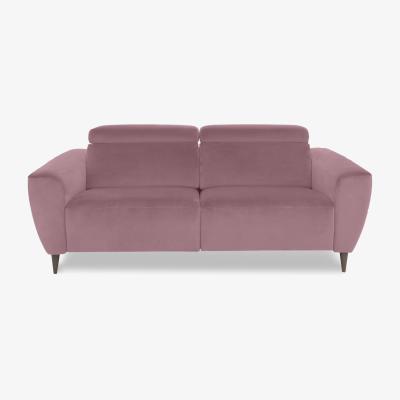 Furniture Village Nicoletti Italia - Milano 2.5 Seater Fabric Sofa - Selma Rosa