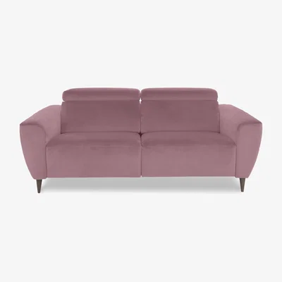 Furniture Village Nicoletti Italia - Milano 2.5 Seater Fabric Sofa - Selma Rosa