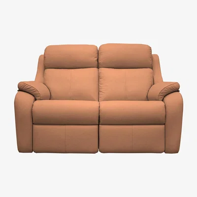 Furniture Village G Plan - Kingsbury 2 Seater Leather Power Recliner Sofa - Texas Tan