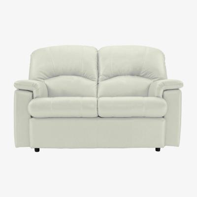 Furniture Village G Plan - Chloe 2 Seater Leather Manual Recliner Sofa - Brown