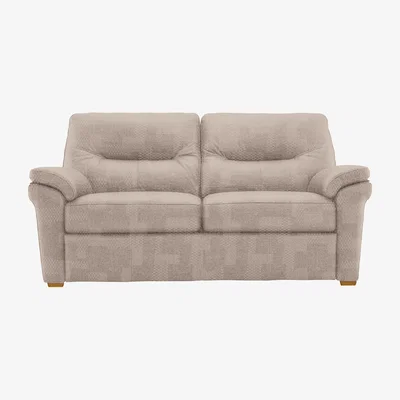 Furniture Village G Plan - Seattle 2.5 Seater Fabric Sofa with Wooden Feet - Faro Mist