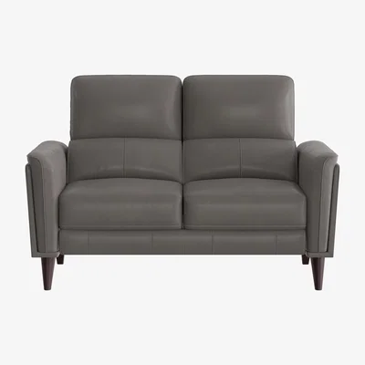 Furniture Village Compact Collection Klein 2 Seater NC Leather Sofa - NC Elephant