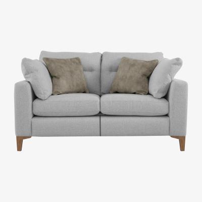 Furniture Village Uniqa 2 Seater Fabric Power Recliner Sofa - Grey