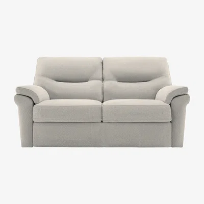 Furniture Village G Plan - Seattle 2 Seater Fabric Sofa - No Recliner - Nebular Pebble