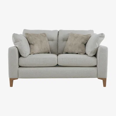 Furniture Village Uniqa 2 Seater Fabric Sofa - Grey