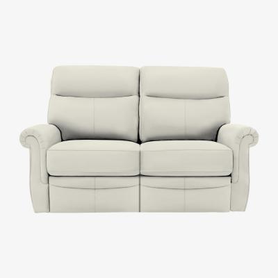 Furniture Village G Plan - Avon 2 Seater Leather Power Recliner Sofa - Grey