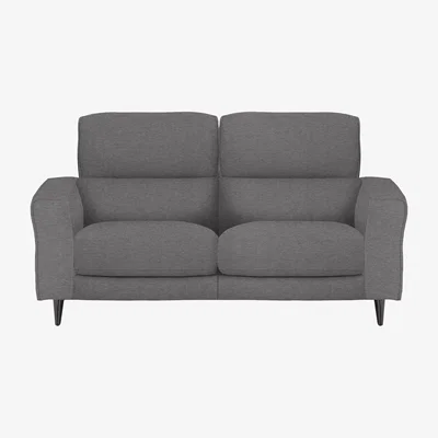 Furniture Village Axel 2 Seater Fabric Power Recliner Sofa - Charcoal Gray