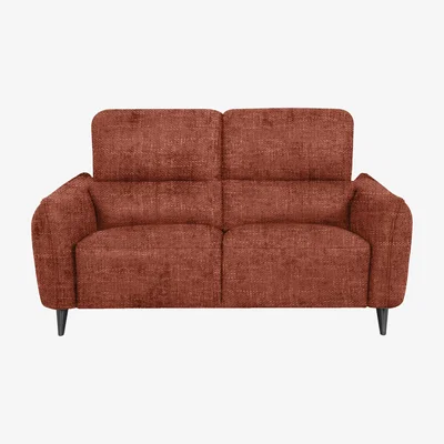 Furniture Village Domicil - Maddox 2.5 Seater Fabric Power Recliner Sofa - Red Maple