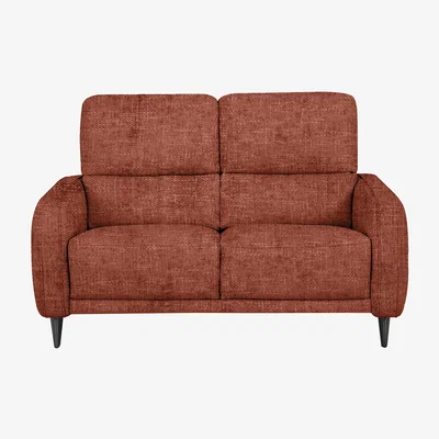 Furniture Village Domicil - Logan 2 Seater Fabric Sofa - Red Maple