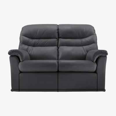 Furniture Village G Plan - Malvern 2 Seater Leather Sofa with Power Recliner - Cambridge Petrol Blue
