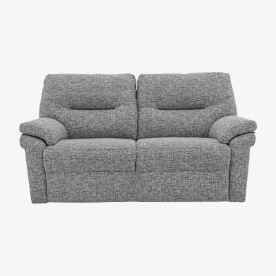 Furniture Village G Plan - Seattle 2 Seater Fabric Sofa - No Recliner - Remco Light Grey