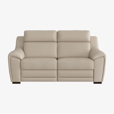 Furniture Village Nicoletti - Tosca 2.5 Seater Leather Power Sofa - Grey