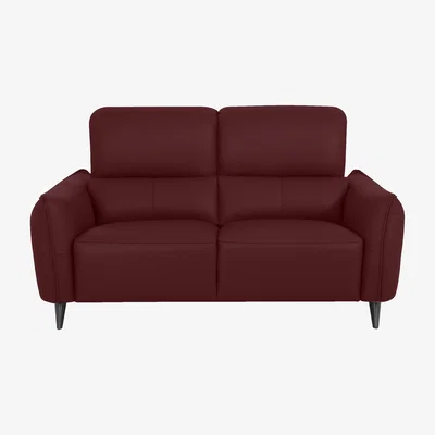 Furniture Village Domicil - Maddox 2.5 Seater Leather Sofa - Burgundy