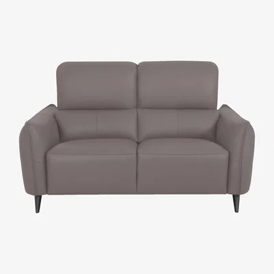 Furniture Village Domicil - Maddox 2 Seater Leather Sofa - NP Taupe