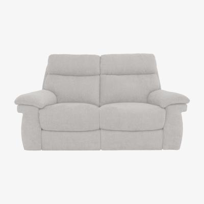 Furniture Village Comfort Story - Serene 2 Seater Fabric Power Recliner Sofa - R23 Silver Grey