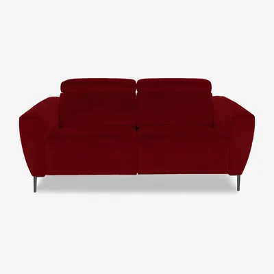 Furniture Village Nicoletti Italia - Milano 2 Seater Fabric Sofa - Coupe Rosso