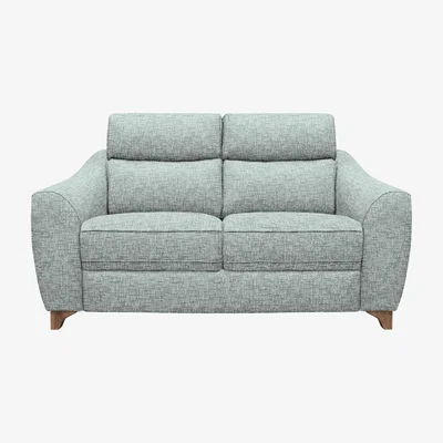 Furniture Village G Plan - Lucca 2 Seater Fabric Sofa - No Recliner - Remco Light Grey