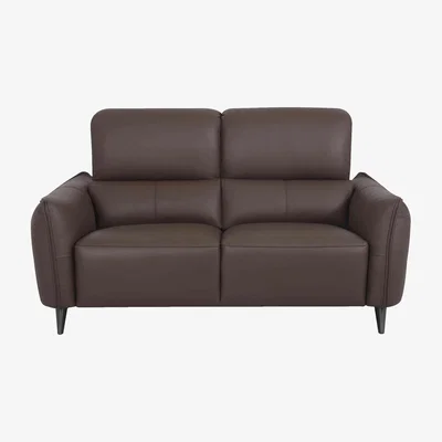 Furniture Village Domicil - Maddox 2.5 Seater Leather Sofa - NN Cacao Brown