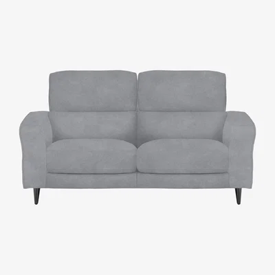 Furniture Village Axel 2 Seater Fabric Power Recliner Sofa - Bluish Grey