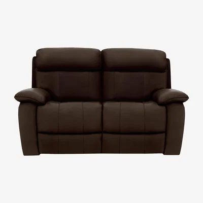Furniture Village Moreno 2 Seater Leather Sofa - Brown- World of Leather