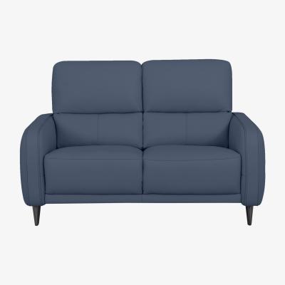 Furniture Village Domicil - Logan 2 Seater Leather Sofa - NP Ocean Blue