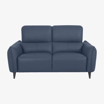 Furniture Village Domicil - Maddox 2.5 Seater Leather Power Recliner Sofa - NP Ocean Blue