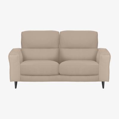 Furniture Village Axel 2 Seater BV Leather Sofa - BV Pebble