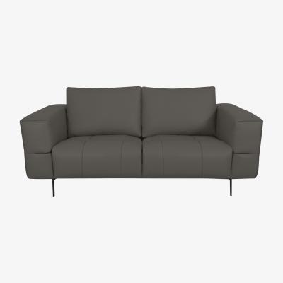 Furniture Village Domicil - Lawson 2 Seater Leather Sofa - NP Elephant Grey