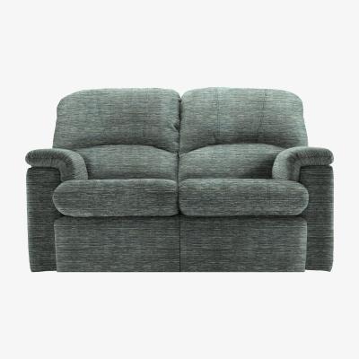 Furniture Village G Plan - Chloe 2 Seater Fabric Power Recliner Sofa - Waffle Marine