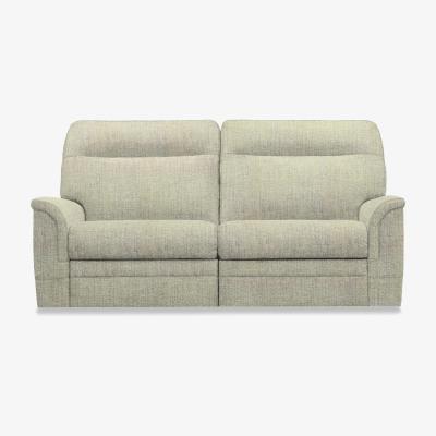 Furniture Village Parker Knoll - Hudson 23 Large 2 Seater Fabric Power Recliner Sofa with Headrests and Power Lumbar - Cromwell Mint