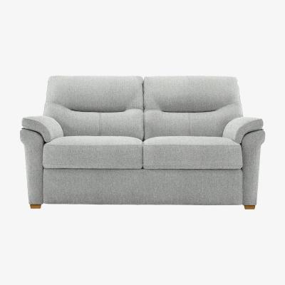 Furniture Village G Plan - Seattle 2 Seater Fabric Sofa with Wooden Feet - Swift Cygnet