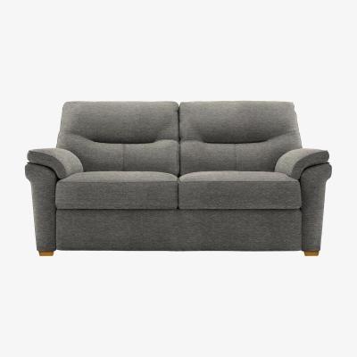 Furniture Village G Plan - Seattle 2.5 Seater Fabric Sofa with Wooden Feet - Mirage Slate