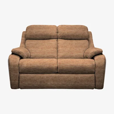 Furniture Village Kingsbury 2 Seater Fabric Sofa - Brown