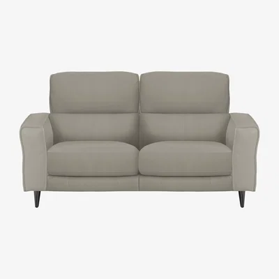 Furniture Village Axel 2 Seater NC Leather Power Recliner Sofa - Feather