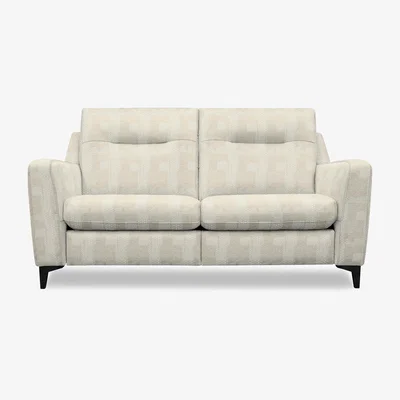Furniture Village G Plan - Arlo 2 Seater Fabric Sofa - No Recliner - Faro Mist with Ebony Feet