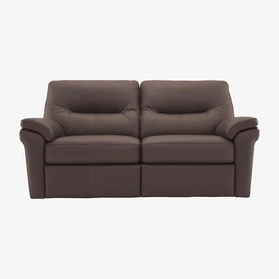 Furniture Village G Plan - Seattle 2.5 Seater Leather Manual Recliner Sofa