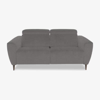 Furniture Village Nicoletti Italia - Milano 2 Seater Fabric Sofa - Coupe Grigio Topo