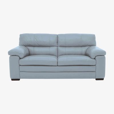 Furniture Village Cozee 2 Seater Pure Premium NC Leather Sofa - Pearl Blue
