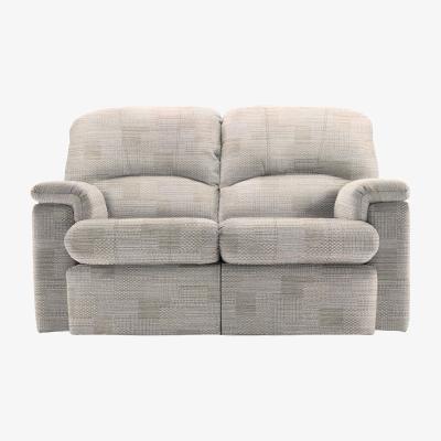 Furniture Village G Plan - Chloe 2 Seater Fabric Manual Recliner Sofa - Faro Sky
