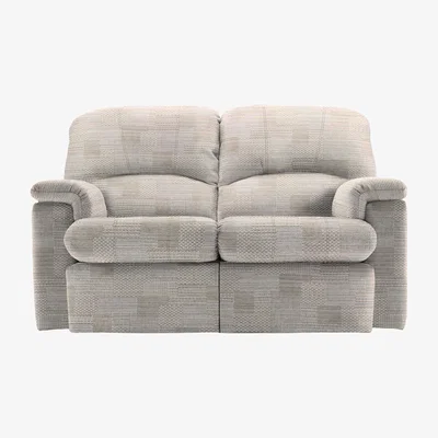Furniture Village G Plan - Chloe 2 Seater Fabric Manual Recliner Sofa - Faro Sky