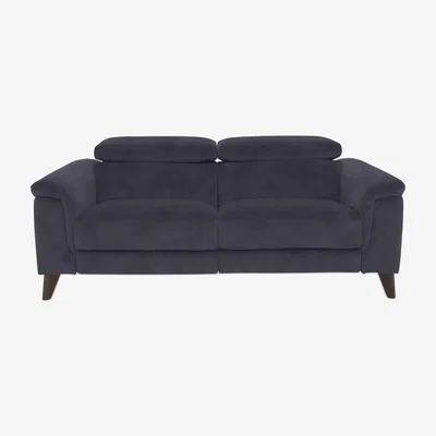 Furniture Village Wade 2 Seater Fabric Power Recliner Sofa - Sfa-Pey-R10 Charcoal