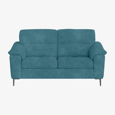 Furniture Village Nicoletti Italia - Maldini 2 Seater Fabric Sofa - Selma Turchese