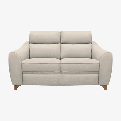 Furniture Village G Plan - Lucca 2 Seater Fabric Sofa - No Recliner - Nebular Pebble