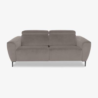Furniture Village Nicoletti Italia - Milano 2.5 Seater Fabric Sofa - Flambe Tortora