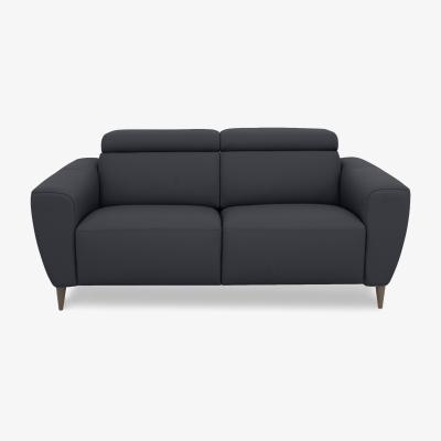 Furniture Village Nicoletti Italia - Milano 2 Seater Leather Sofa - Torello Blu
