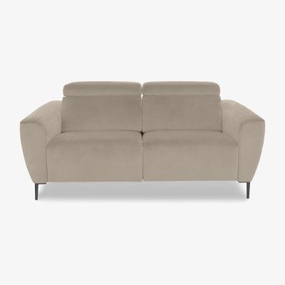 Furniture Village Nicoletti Italia - Milano 2 Seater Fabric Sofa - Flambe Visone
