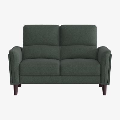 Furniture Village Compact Collection Klein 2 Seater Fabric Sofa - Moss Green