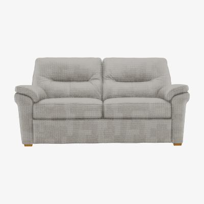 Furniture Village G Plan - Seattle 2.5 Seater Fabric Sofa with Wooden Feet - Faro Sky